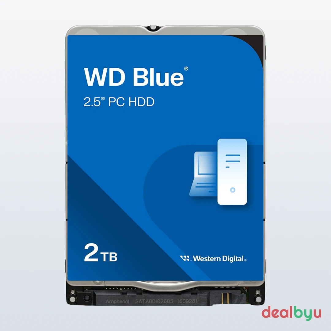 WD Blue Mobile 2 TB 2.5" laptop HDD (5400 RPM)