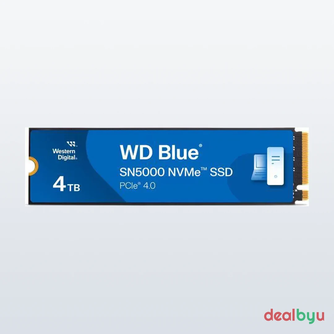 WD Blue SN5000 4 TB PCIe 4.0 NVMe M.2 2280 SSD (WDS400T4B0E)