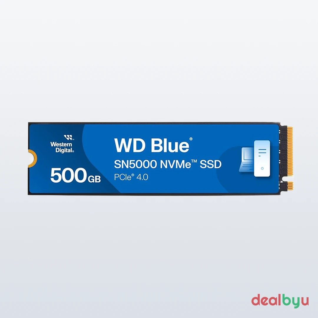 WD Blue SN5000 500 GB PCIe 4.0 NVMe M.2 2280 SSD (WDS500G4B0E)