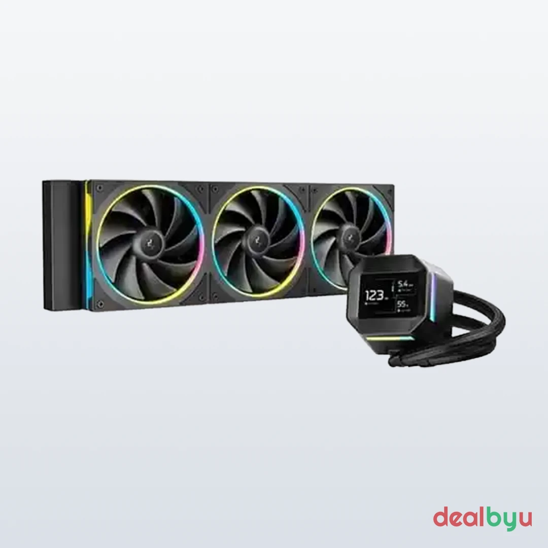 DeepCool LM360 ARGB — 360mm AIO Liquid CPU Cooler with LCD Display