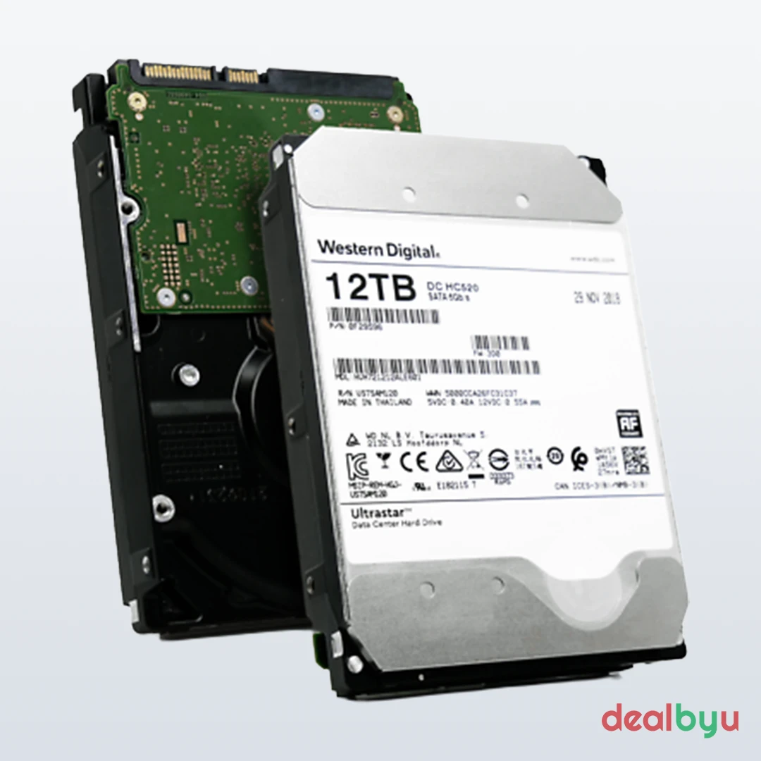 WD Ultrastar DC 12 TB 3.5" enterprise HDD (7200 RPM)