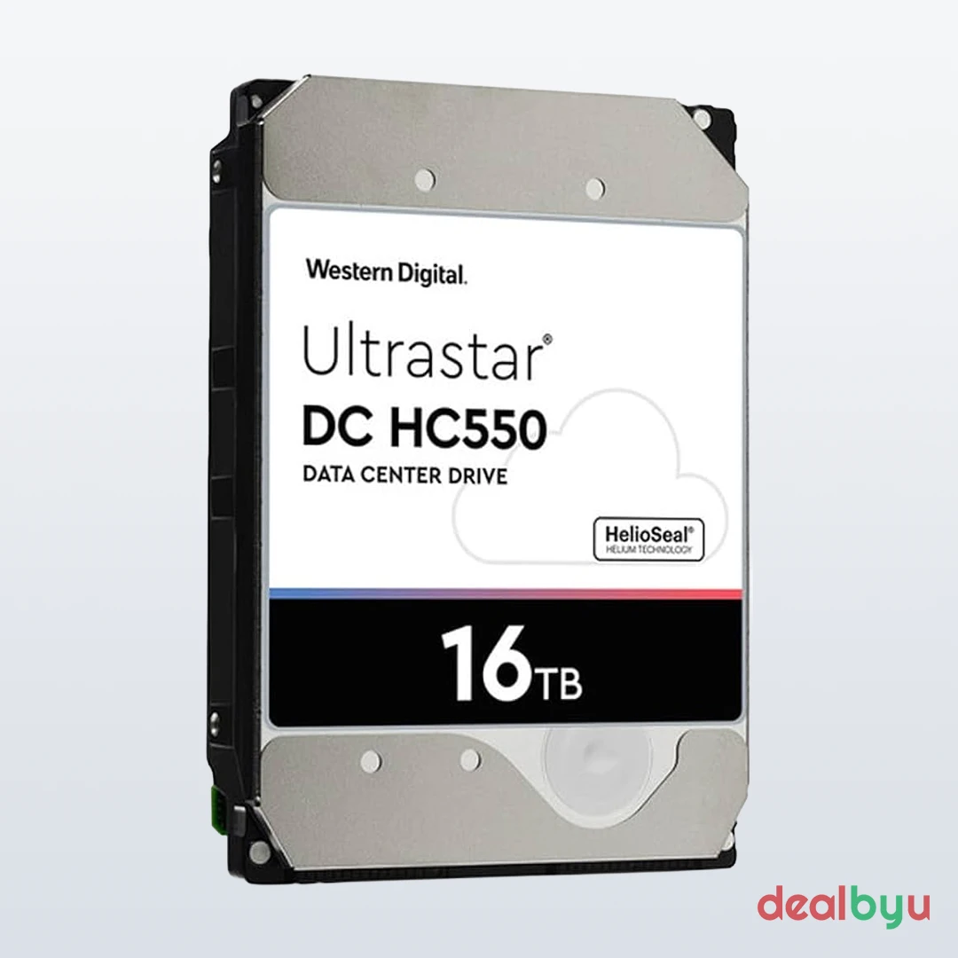 WD Ultrastar DC 16 TB 3.5" enterprise HDD (7200 RPM)