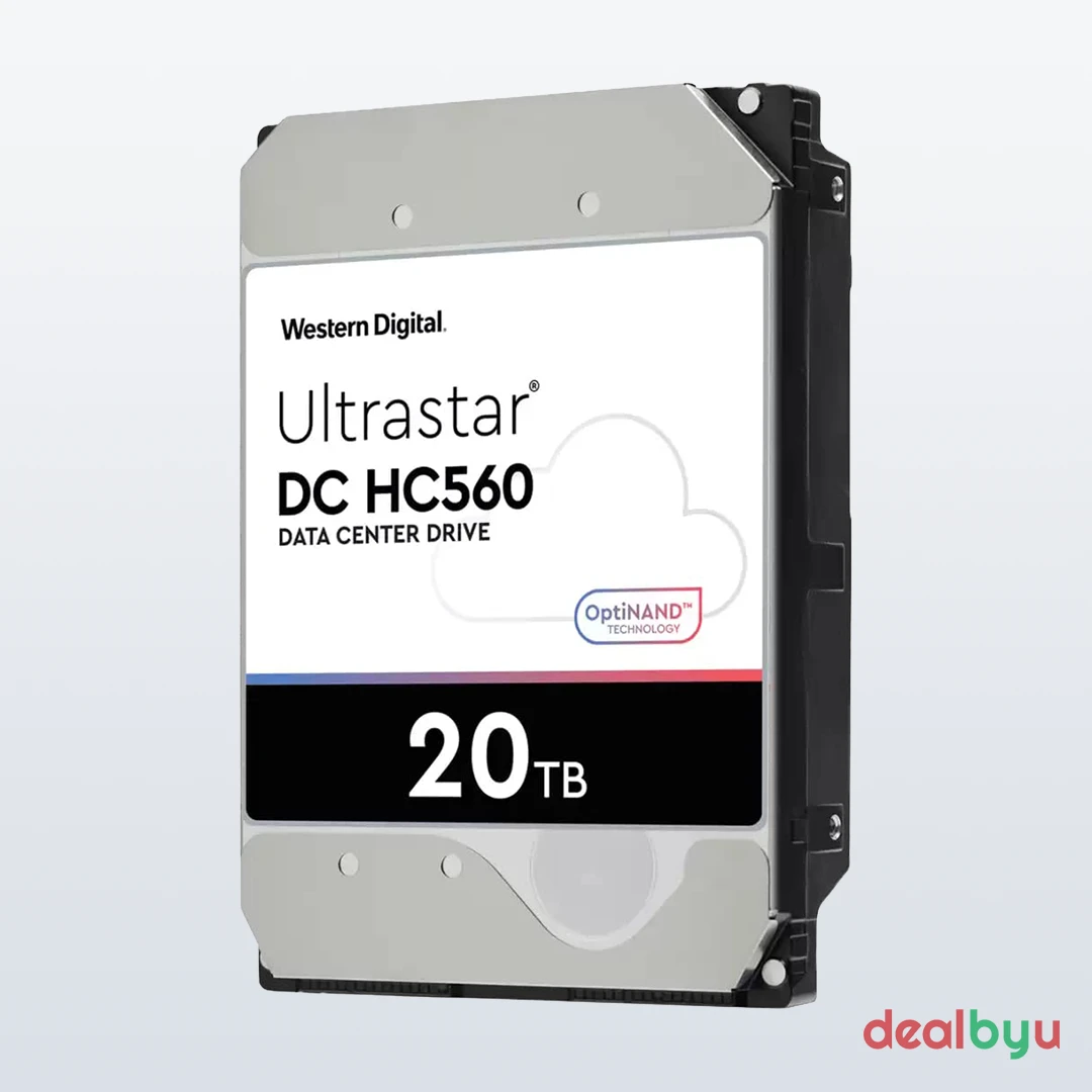 WD Ultrastar DC 20 TB 3.5" enterprise HDD (7200 RPM)