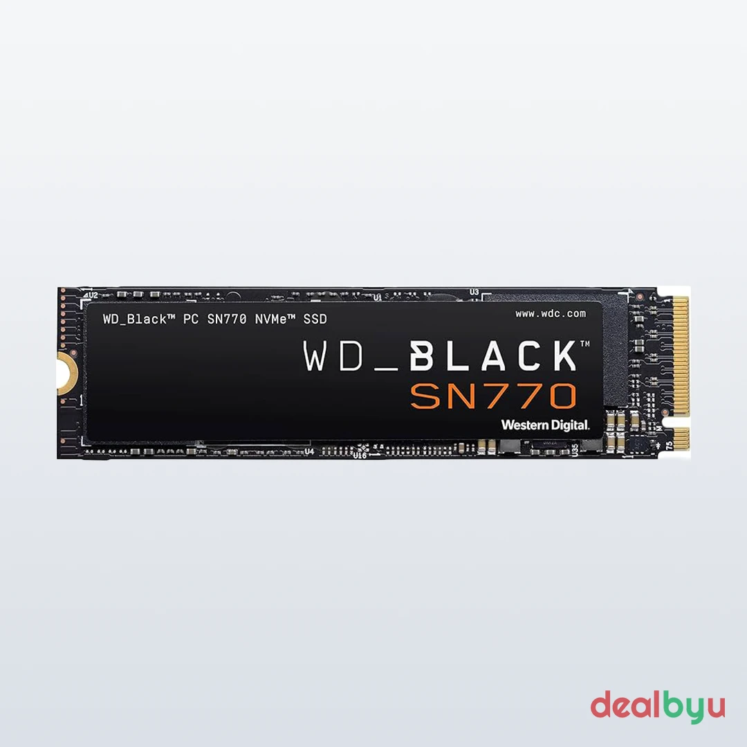 WD_BLACK SN770 500 GB PCIe 4.0 NVMe M.2 2280 SSD (WDS500G3X0E)