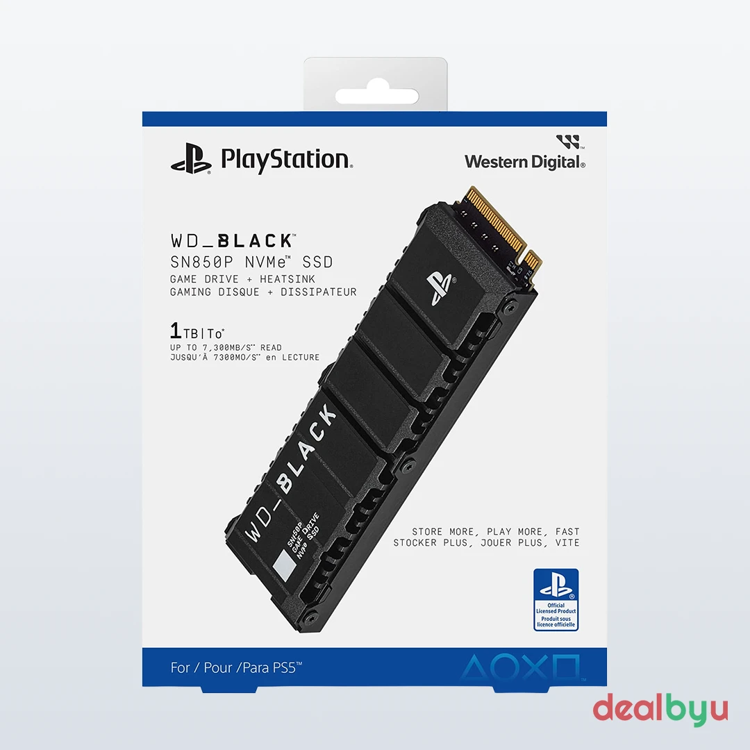 WD_BLACK SN850P NVMe SSD for PS5® Consoles - 1TB