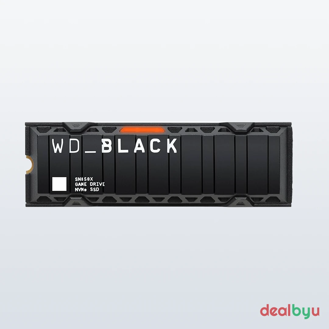 WD_BLACK SN850X 1 TB PCIe 4.0 NVMe M.2 2280 SSD with Heatsink (WDS100T2XHE)