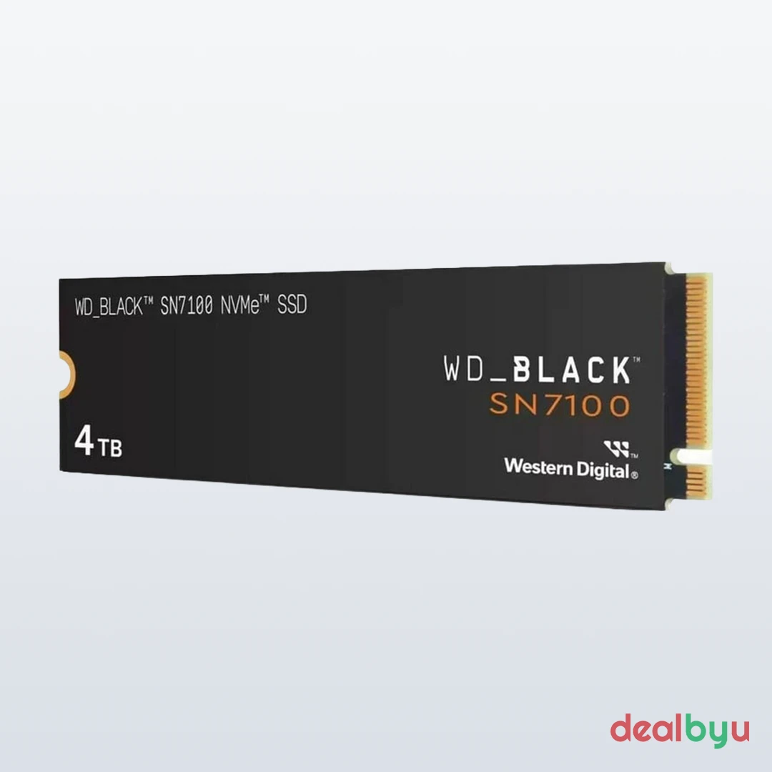 WD_BLACK SN7100 4 TB PCIe 4.0 NVMe M.2 2280 SSD (WDS400T4X0E)