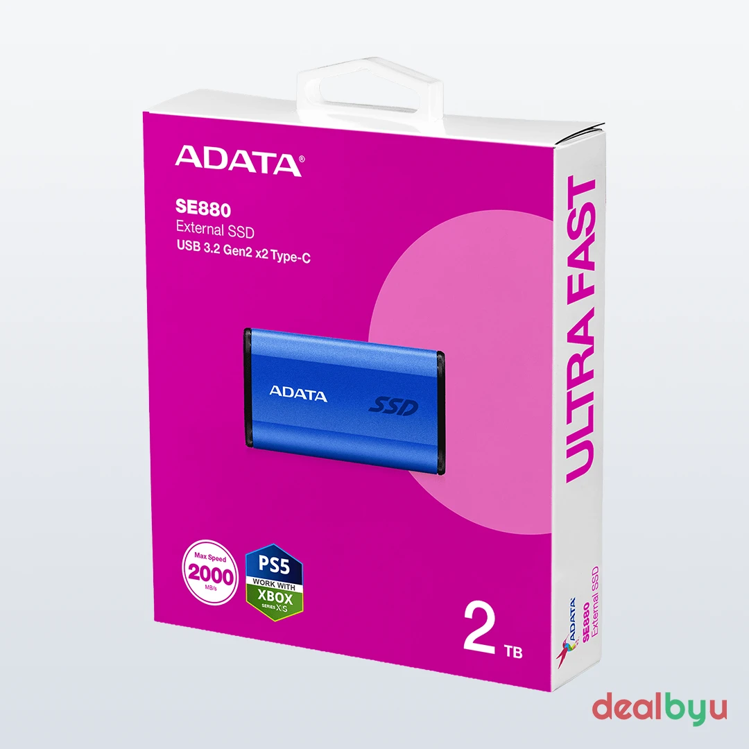 ADATA SE880 2 TB Portable External SSD