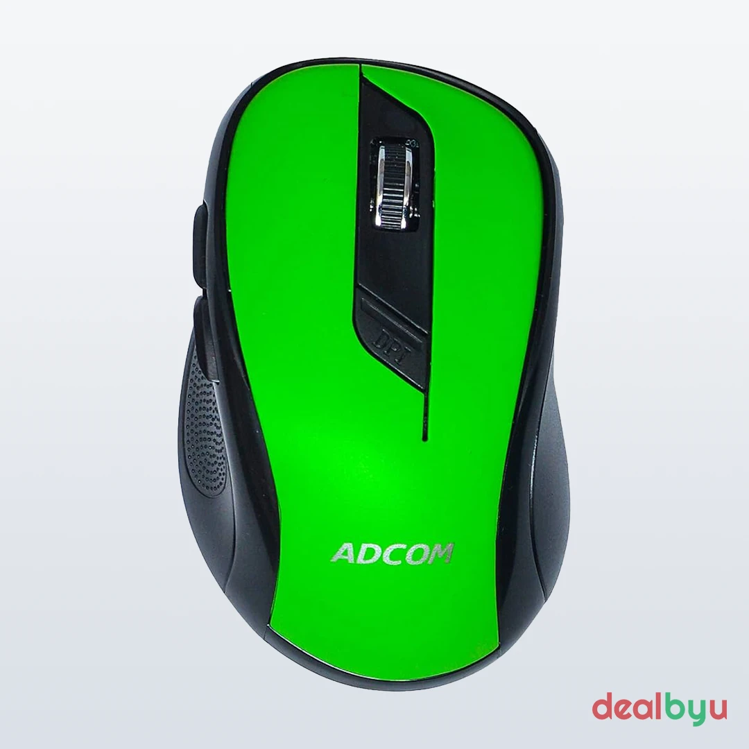 Adcom 6D Slim — Wireless Optical Mouse, 62 g lightweight