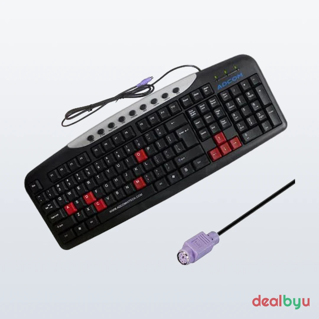 Adcom 2525 (AM2525) — Wired Keyboard + Mouse Combo