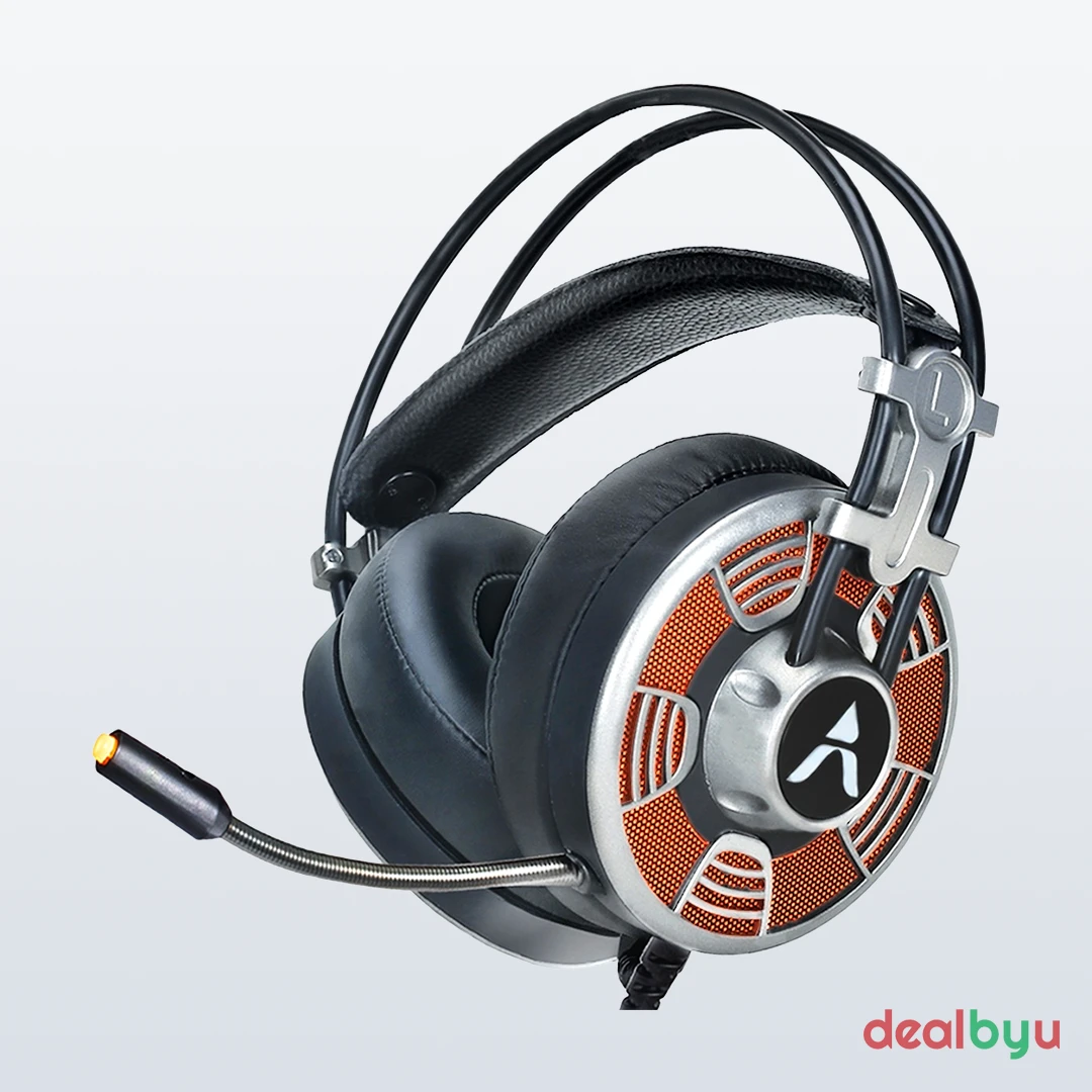 Adcom Vision 7.1 — Wired USB Gaming Headset, 7.1 Surround, Fixed boom mic