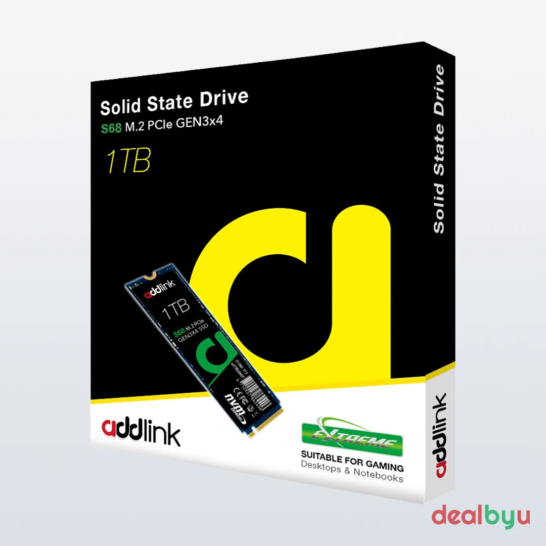 AddLink S68 1 TB PCIe 3.0 NVMe M.2 2280 SSD