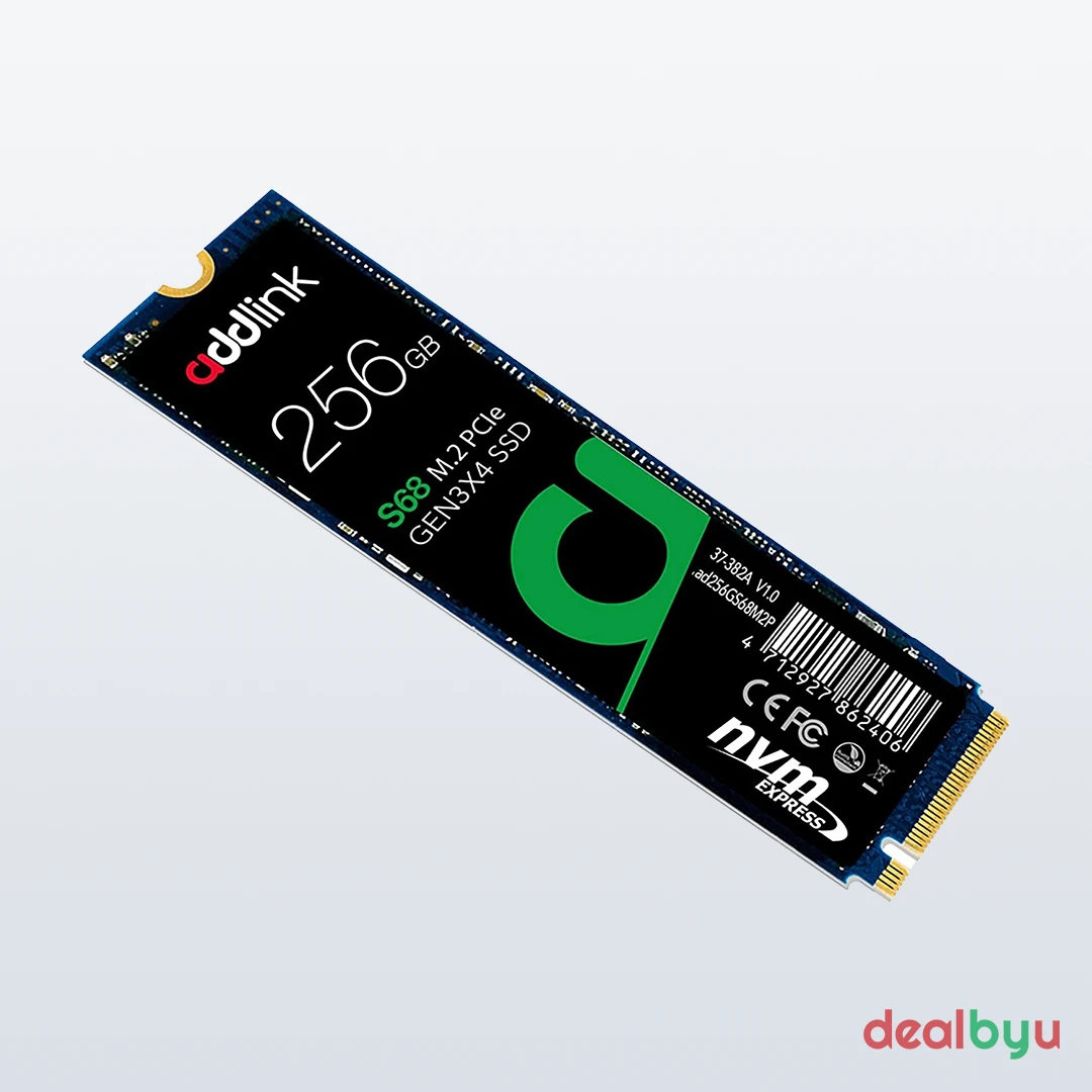 AddLink S68 256 GB PCIe 3.0 NVMe M.2 2280 SSD