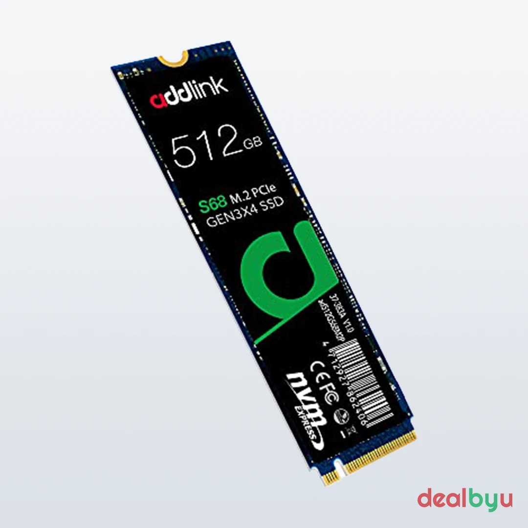 AddLink S68 512 GB PCIe 3.0 NVMe M.2 2280 SSD