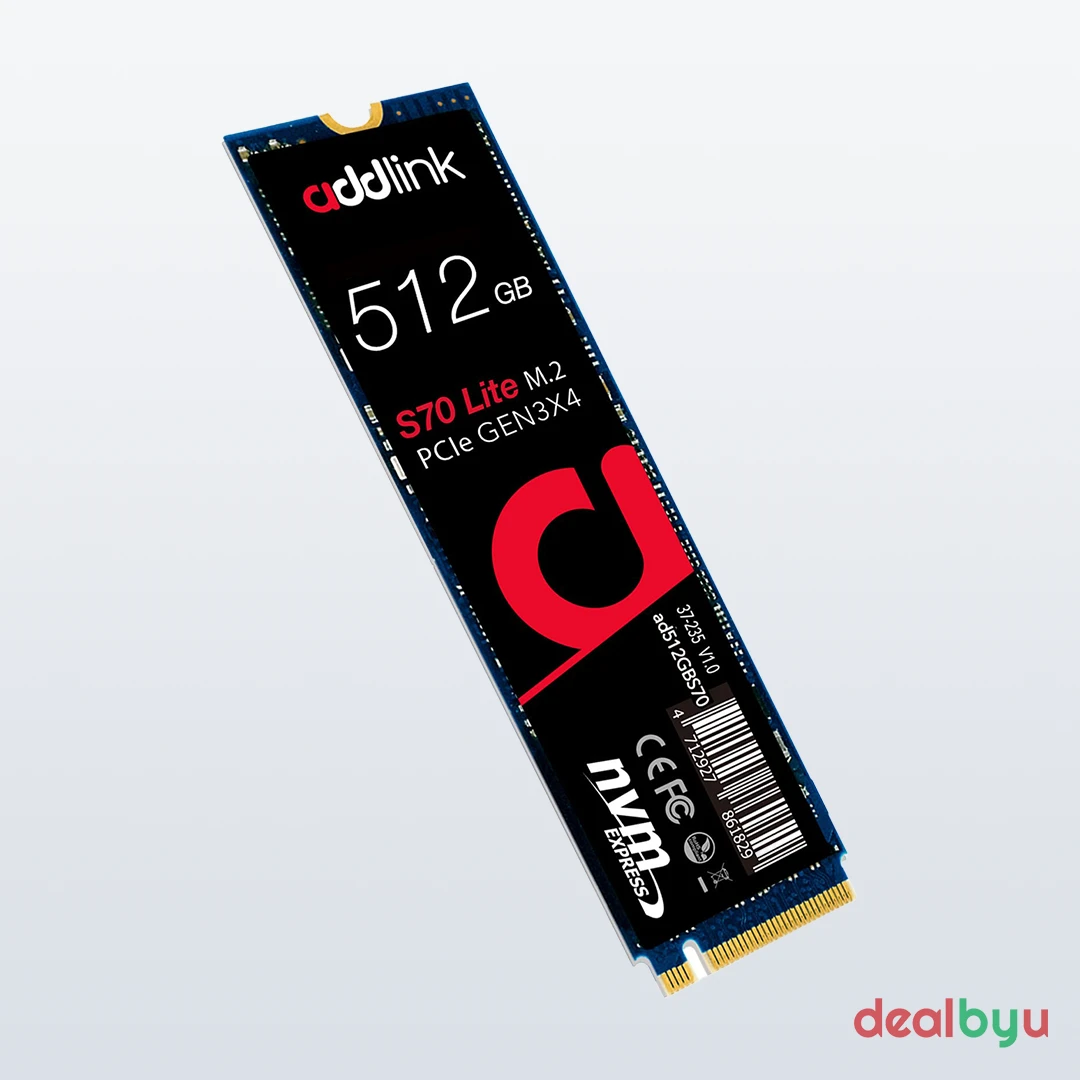 AddLink S70 512 GB PCIe 3.0 NVMe M.2 2280 SSD