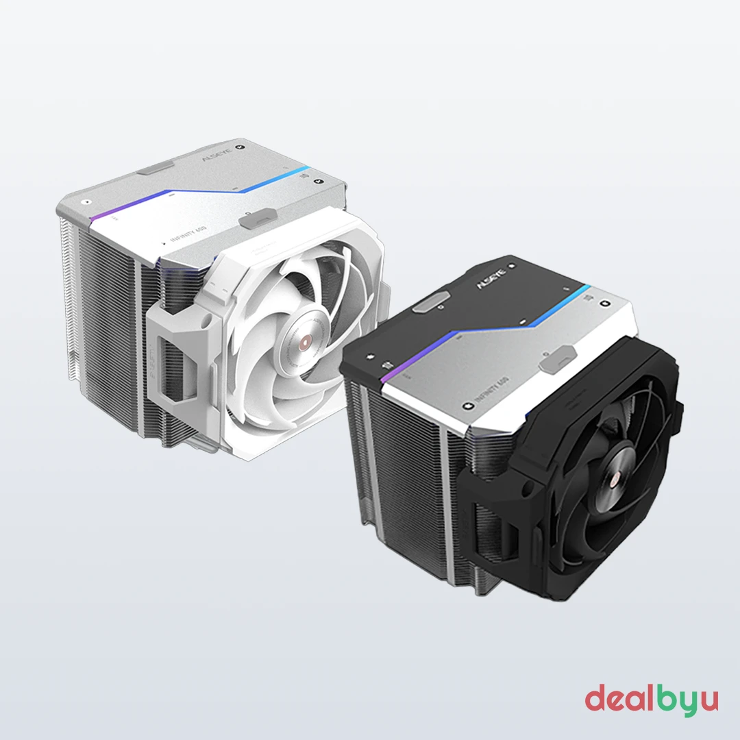 Alseye Infinity i600 ARGB — Dual-Tower CPU Air Cooler, ARGB