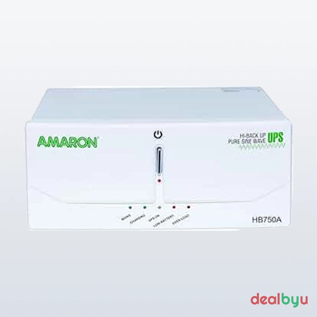 Amaron HB750A 750VA Hi-Backup Pure Sine Wave Home UPS (AAM-HU-HB0000750)