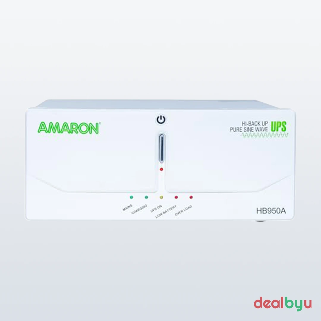 Amaron HB950A 950VA Hi-Backup Pure Sine Wave Home UPS (AAM-HU-HB0000950)