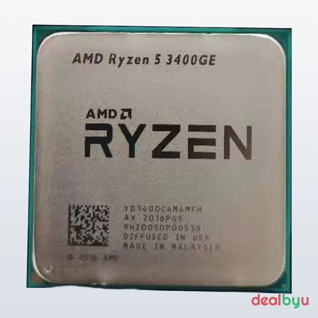 AMD Ryzen 5 3400GE — 4-Core / 8-Thread Desktop Processor (AM4)