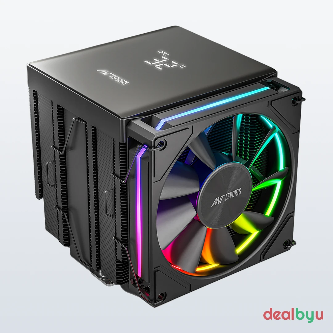 Ant Esports V8 Digital ARGB CPU Air Cooler