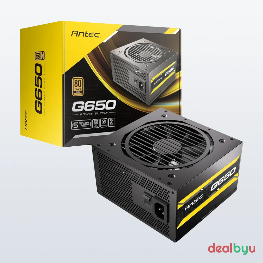Antec G650 650W — 80+ Gold Semi-Modular Power Supply