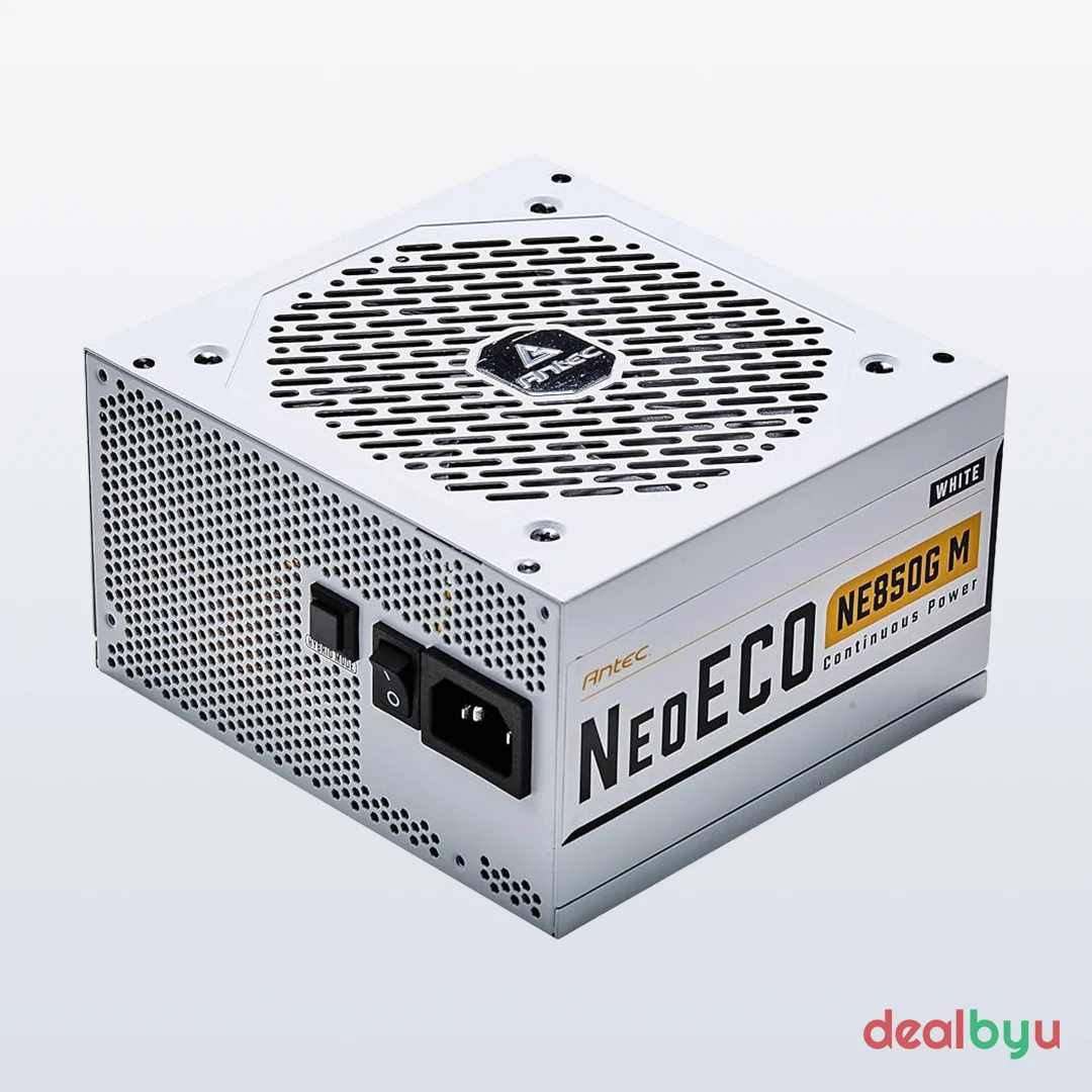 Antec NE850G M White ATX 3.1 850W — 80+ Gold Fully Modular Power Supply (White)