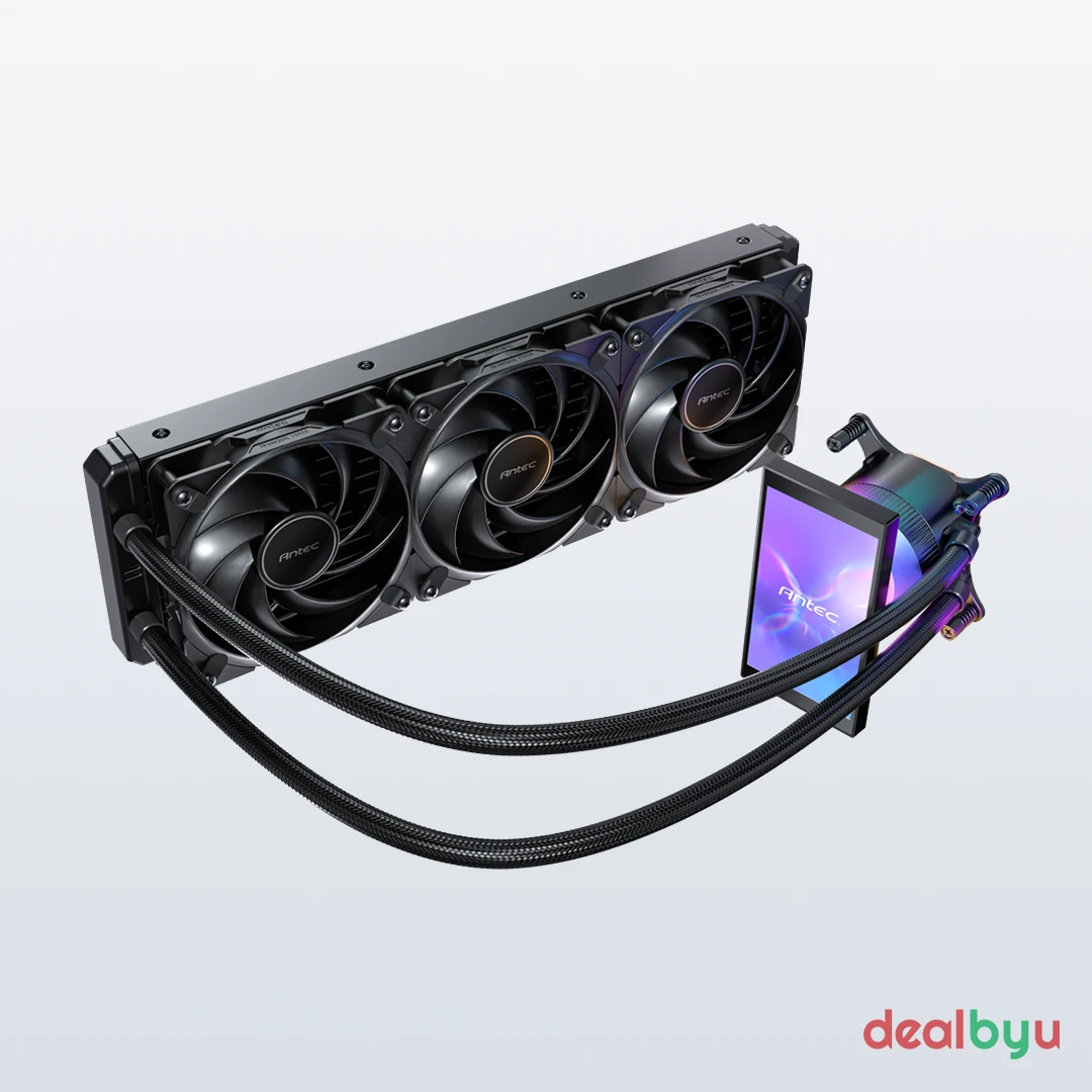 Antec Vortex View 360 — 360mm AIO Liquid CPU Cooler with LCD Display