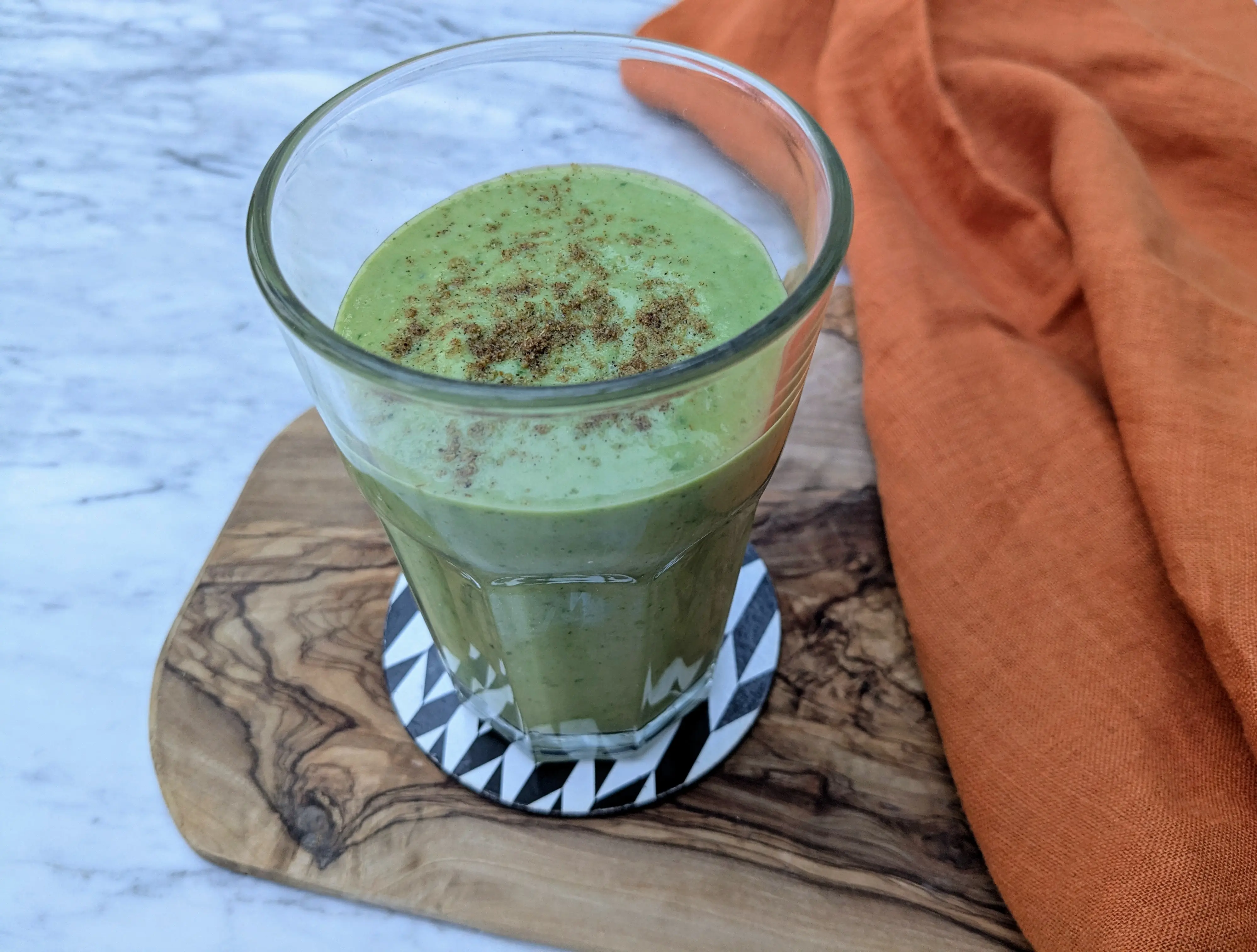 Vegan butter bean green smoothie