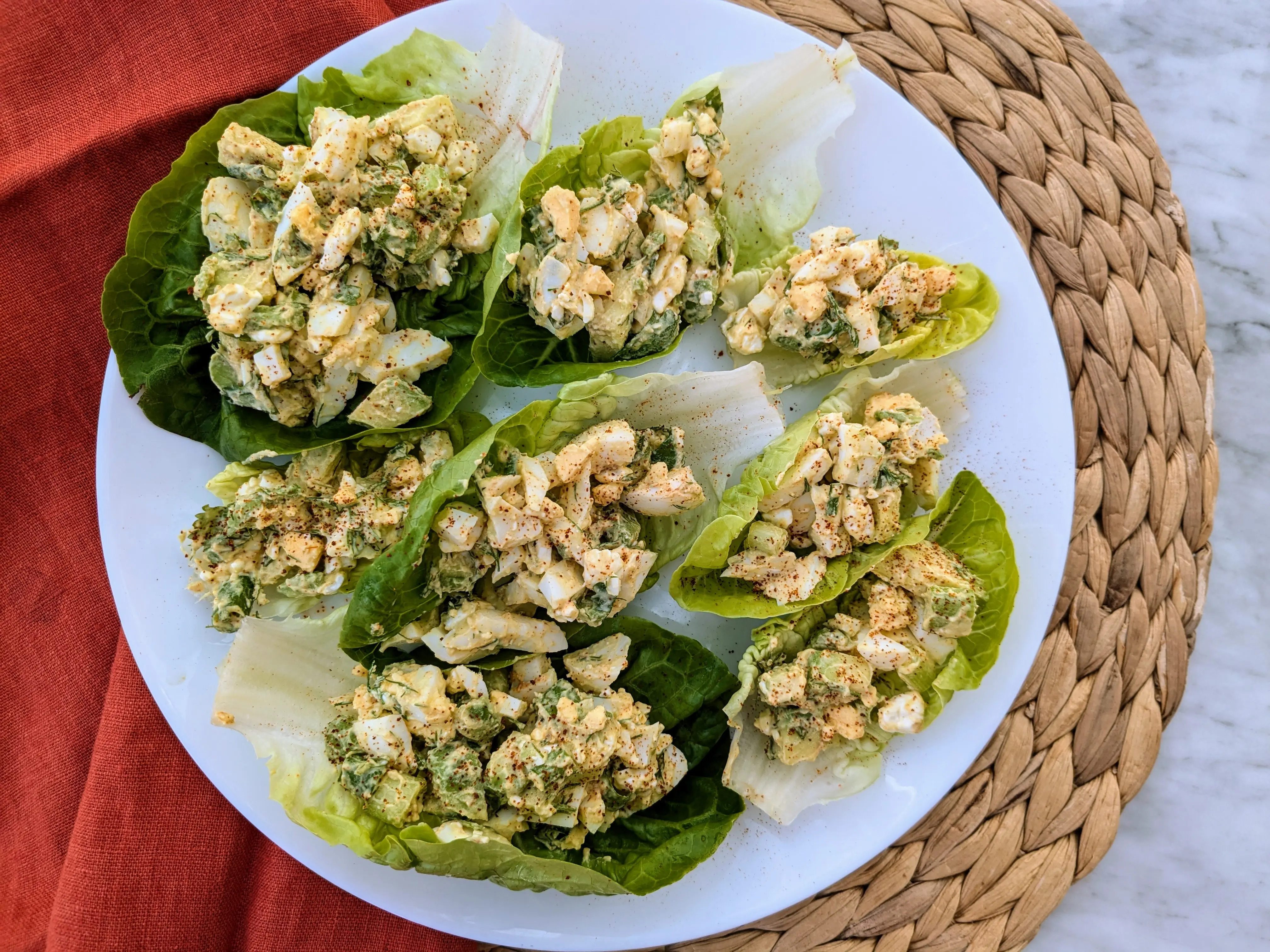 Chopped egg salad