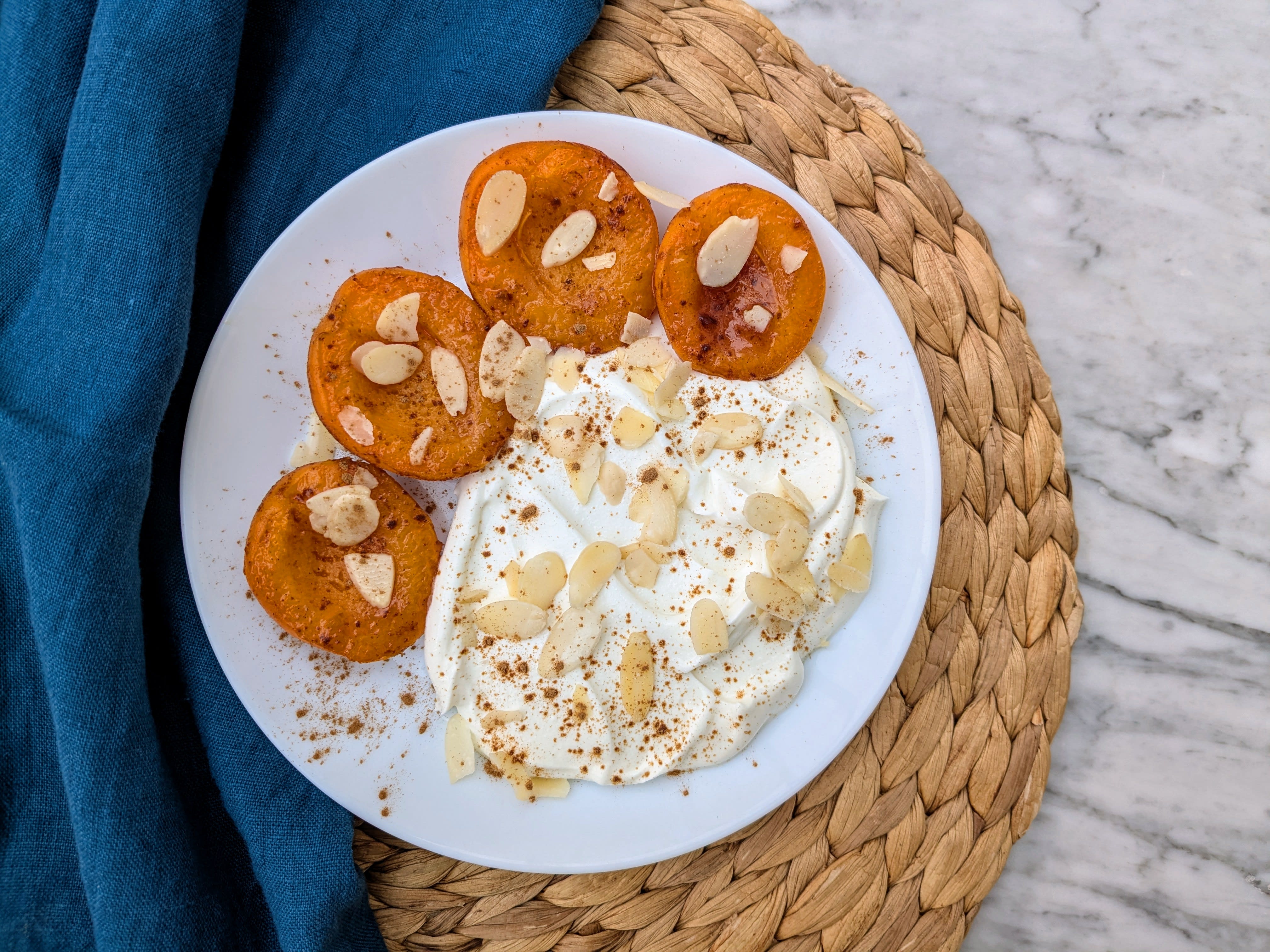 Photo of Vanilla apricots with Greek yoghurt