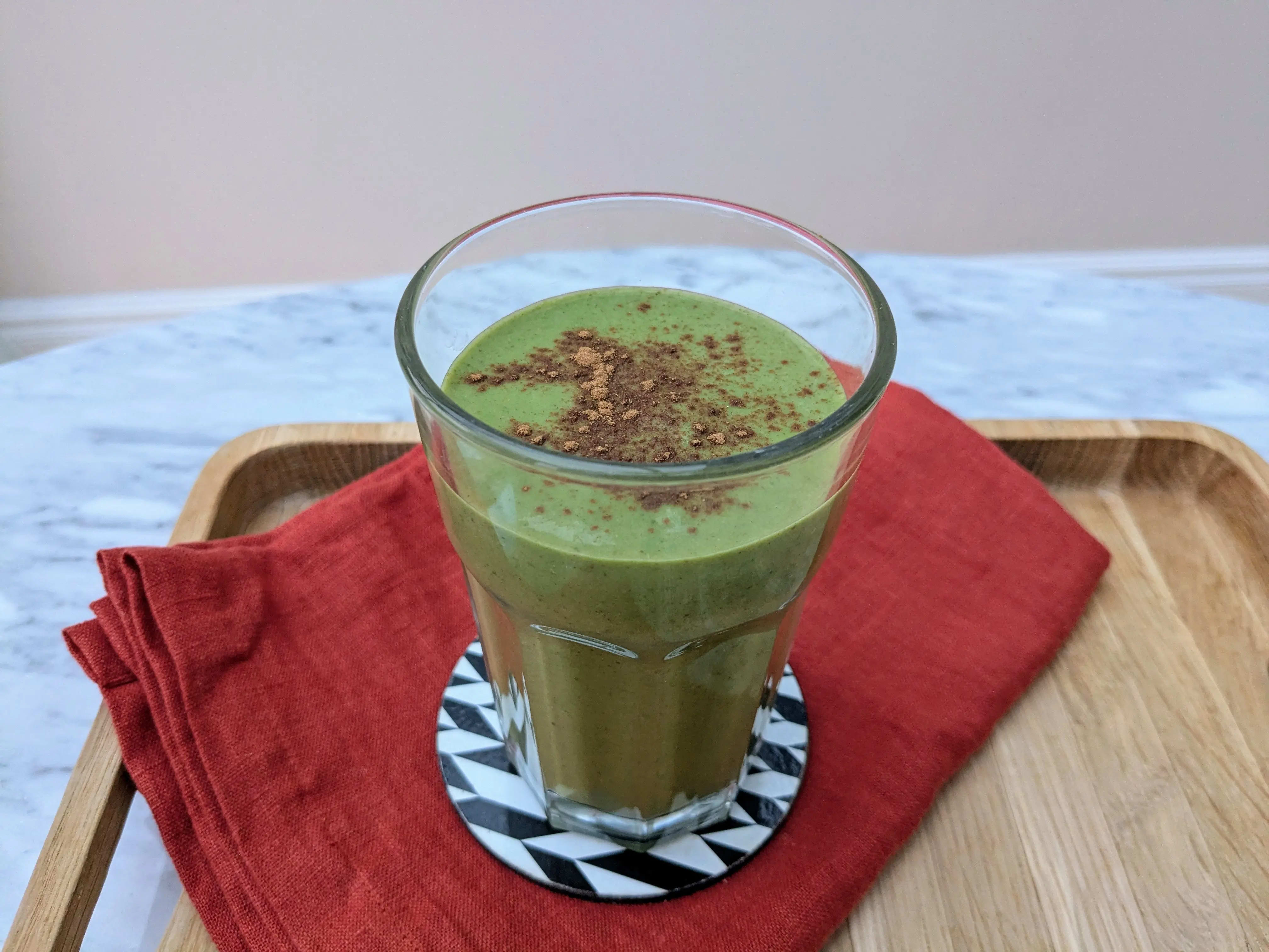 Photo of Vegan chickpea green smoothie