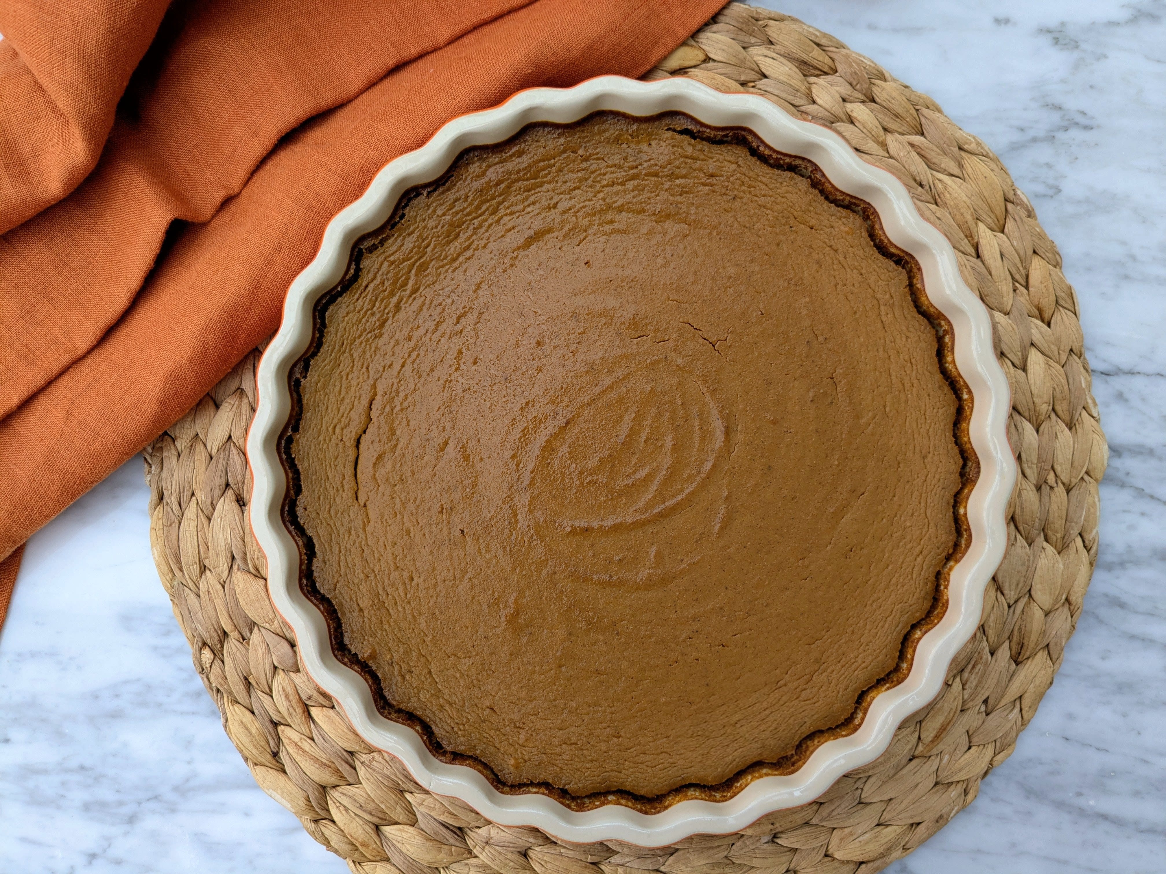 Photo of Crustless pumpkin pie