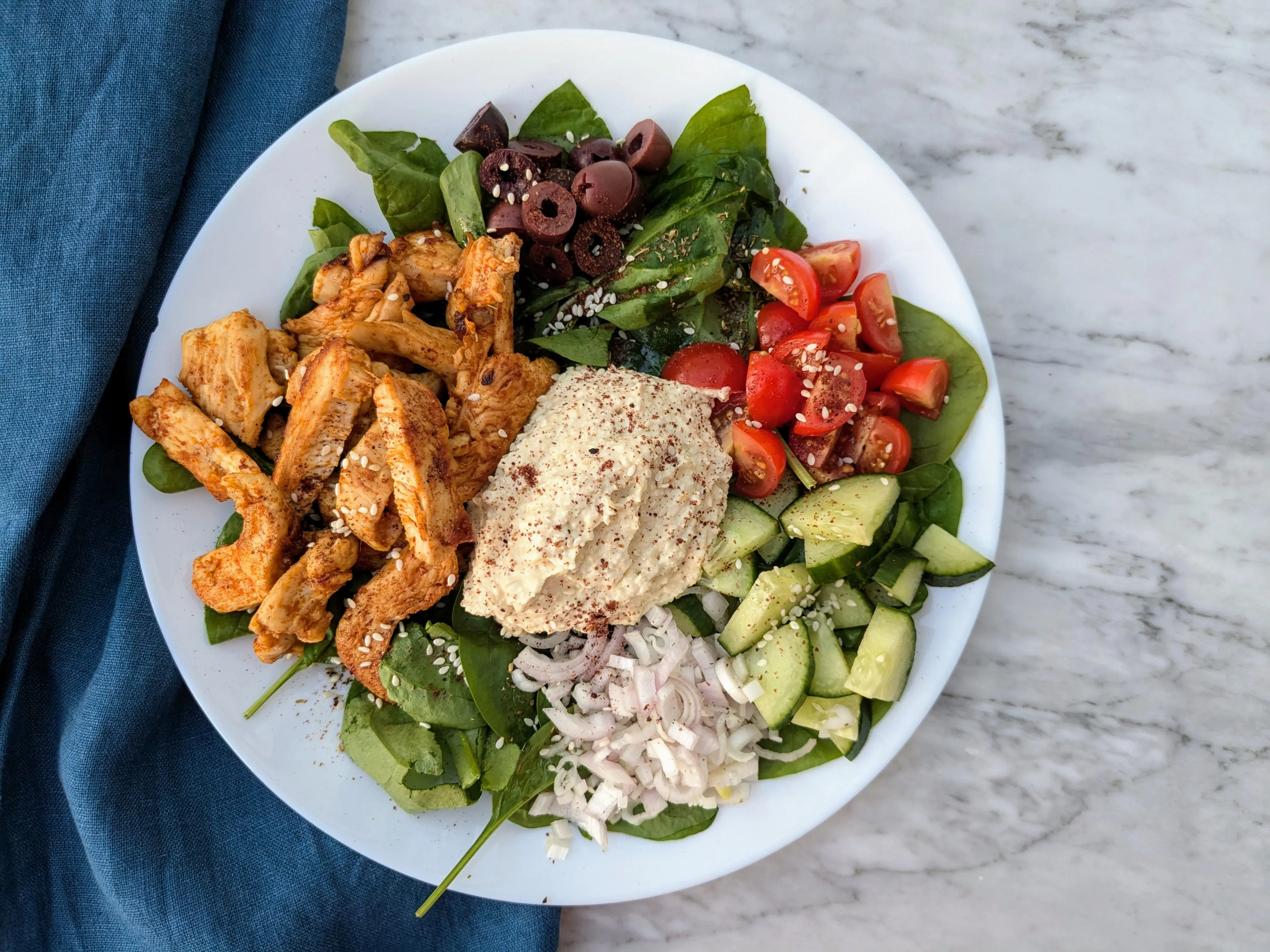 Speedy chicken shawarma plate