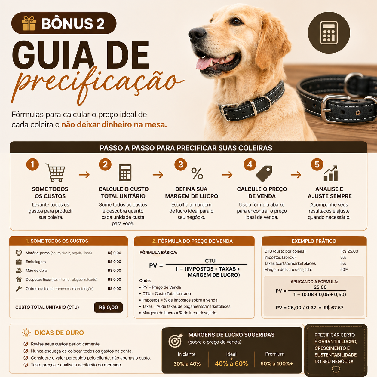 Bônus 2: Guia de precificação