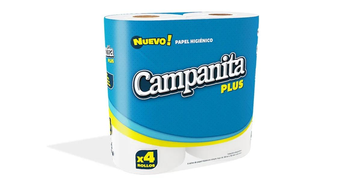 Papel Higienico Campanita Plus 4x30mts