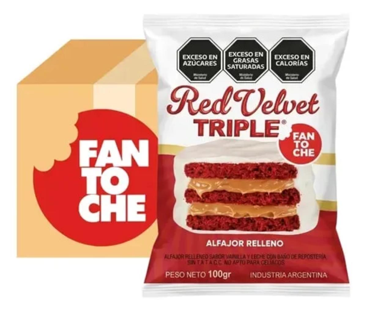 Alfajor Fantoche Red Velvet Triple 100g