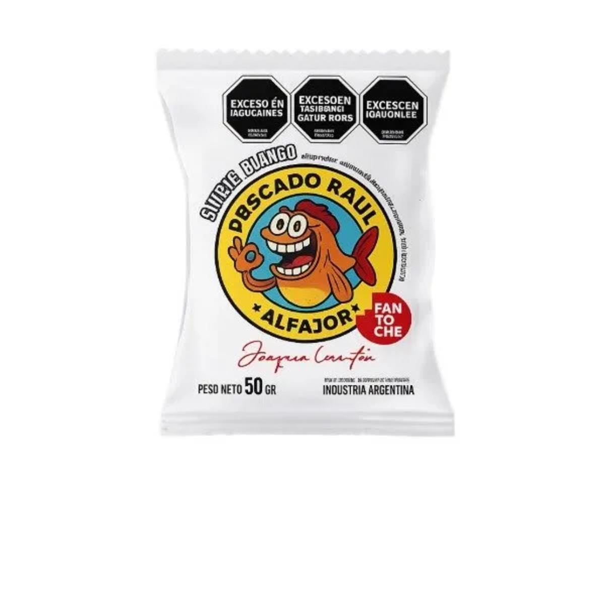 Alfajor Fantoche Pescado Raul Blanco 50g