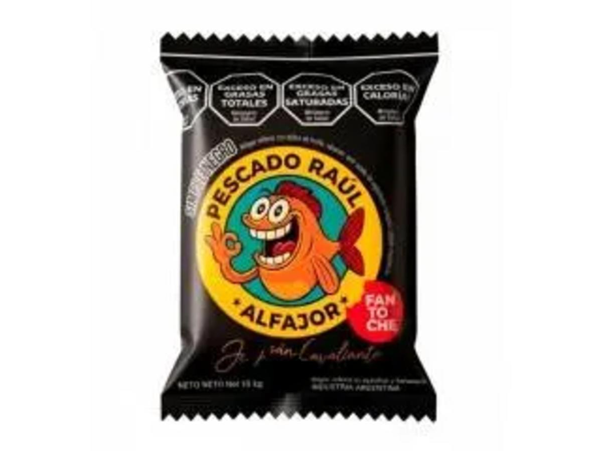 Alfajor Fantoche Pescado Raul Negro 50g
