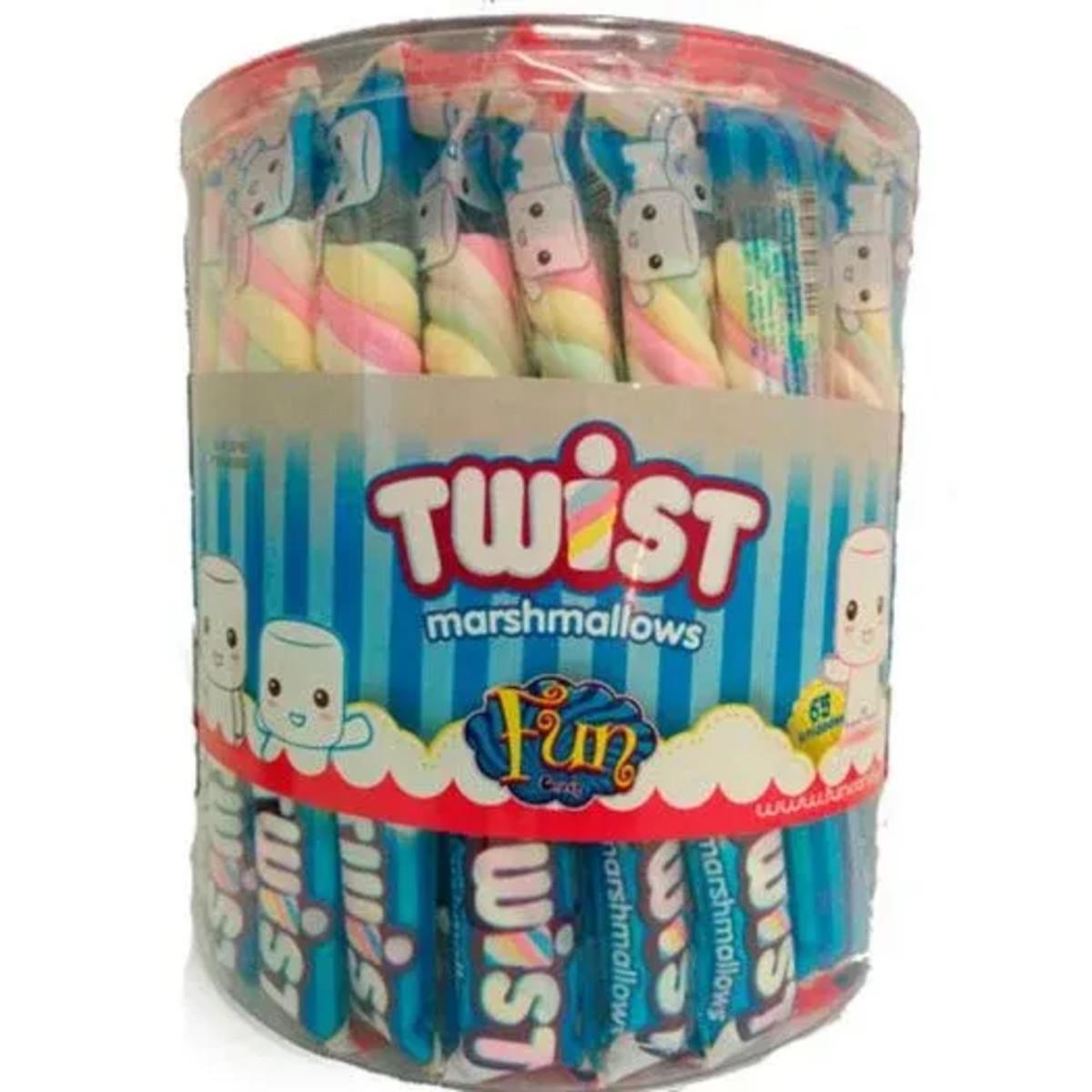 Twist Marshmallows Display x65 Un