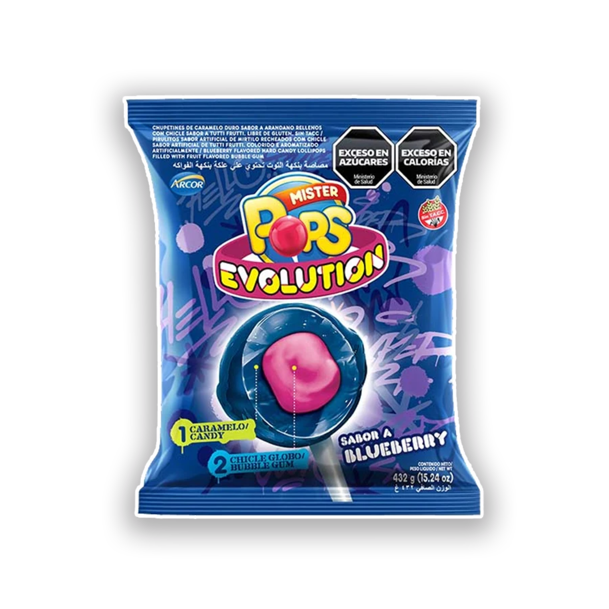 Mr Pop Evolution Blueberry