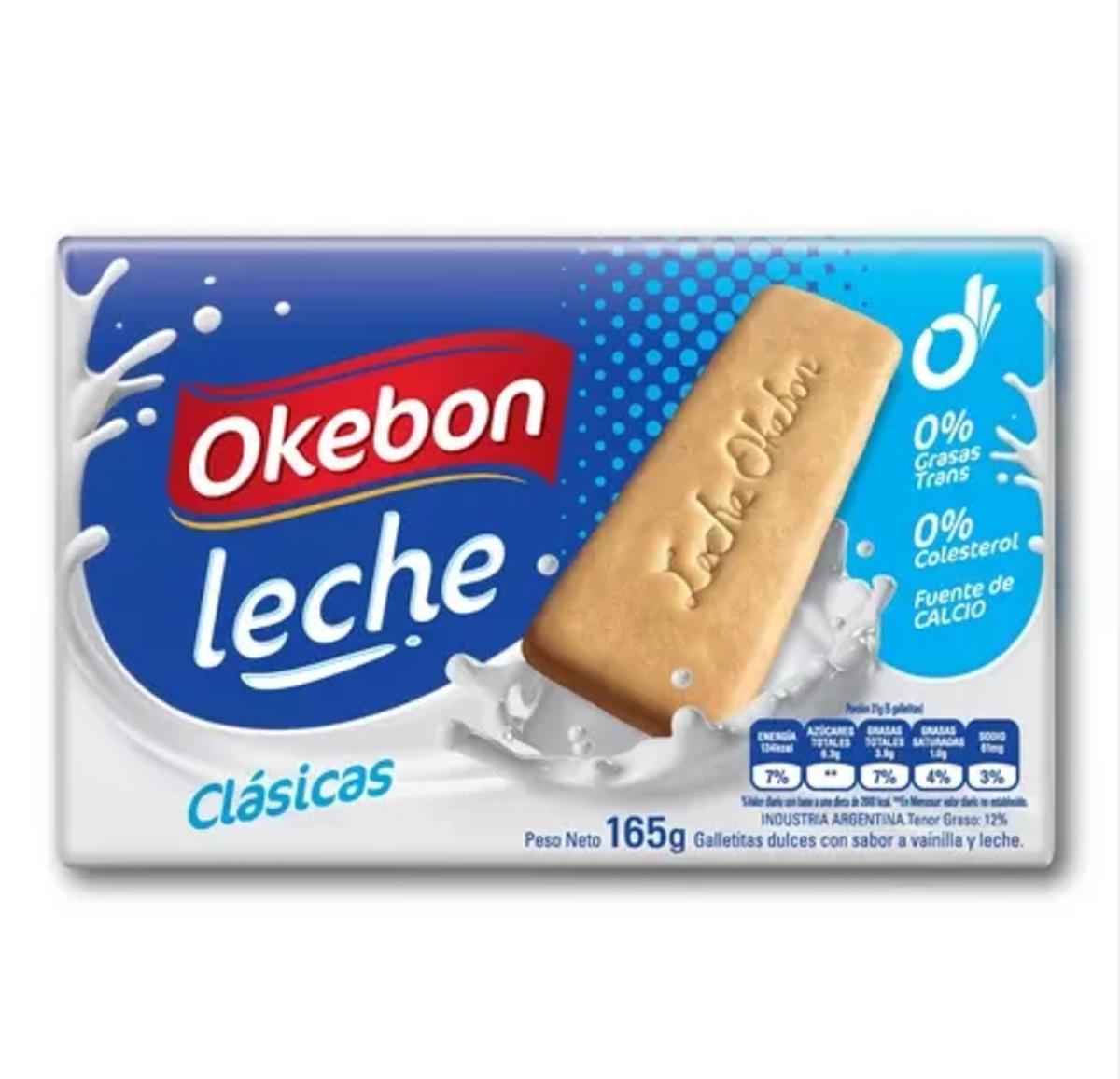 Galletitas Okebon Leche 165g