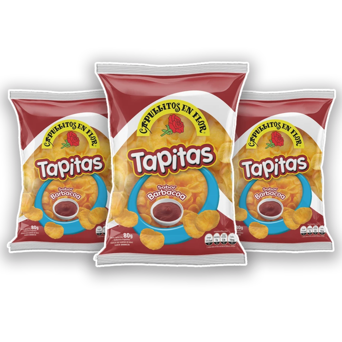 Capullito Tapitas Barbacoa 80g