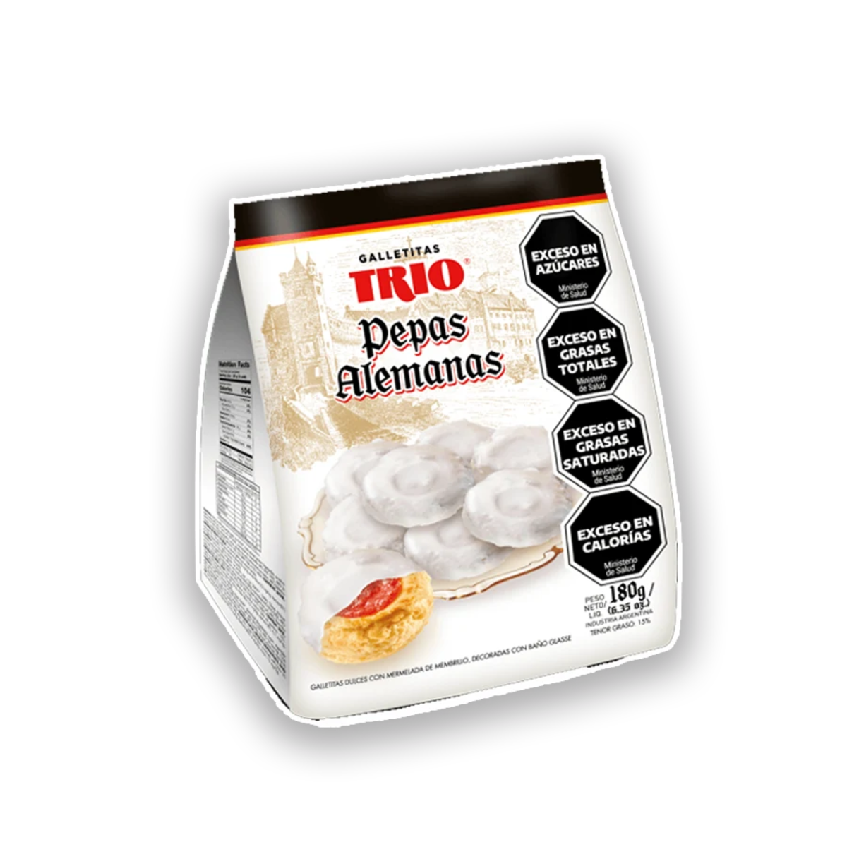 Galletitas Trio Pepas Alemanas 180g