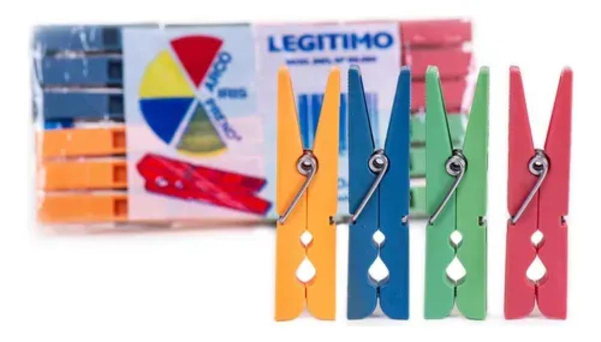 Broches Plasticos Clip x12 Un