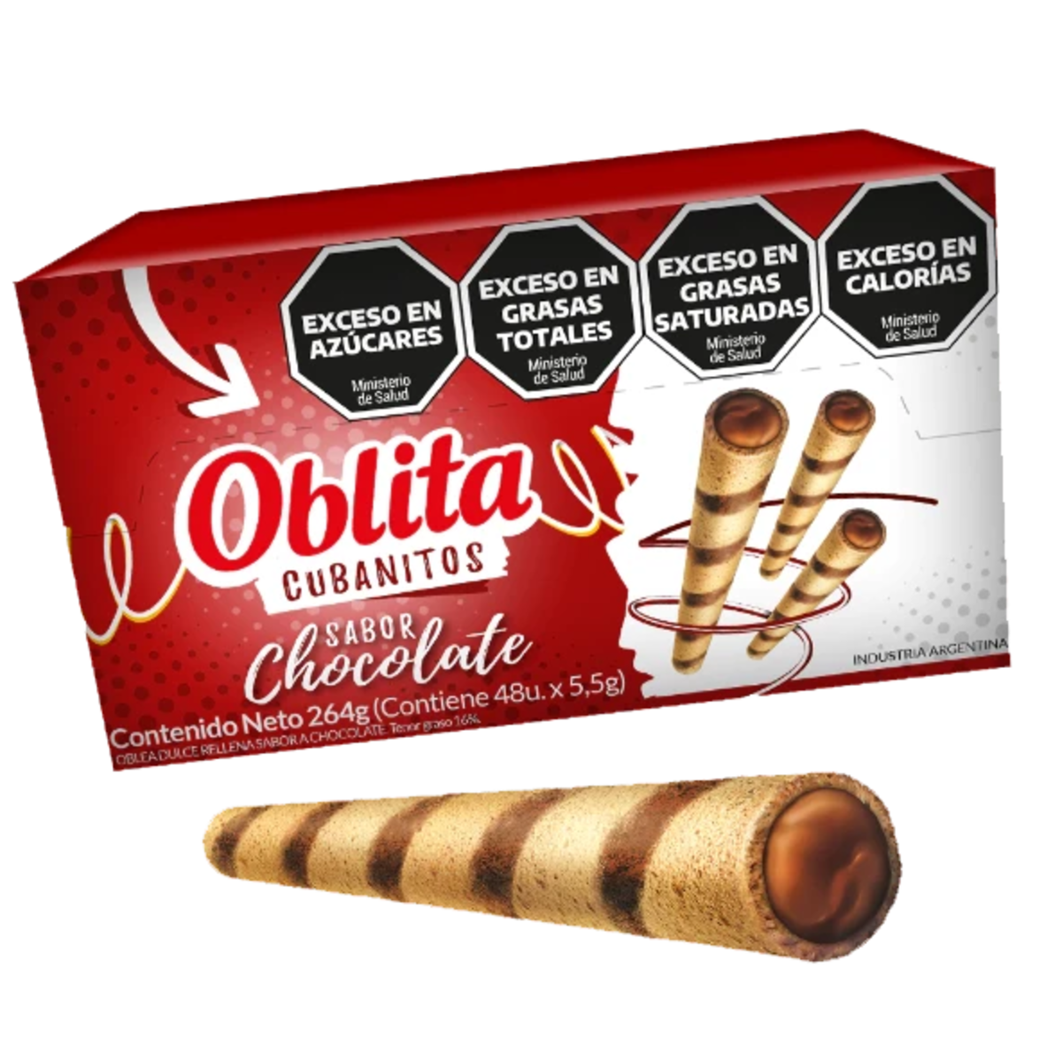 Cubanito Oblita Chocolate x48 Un