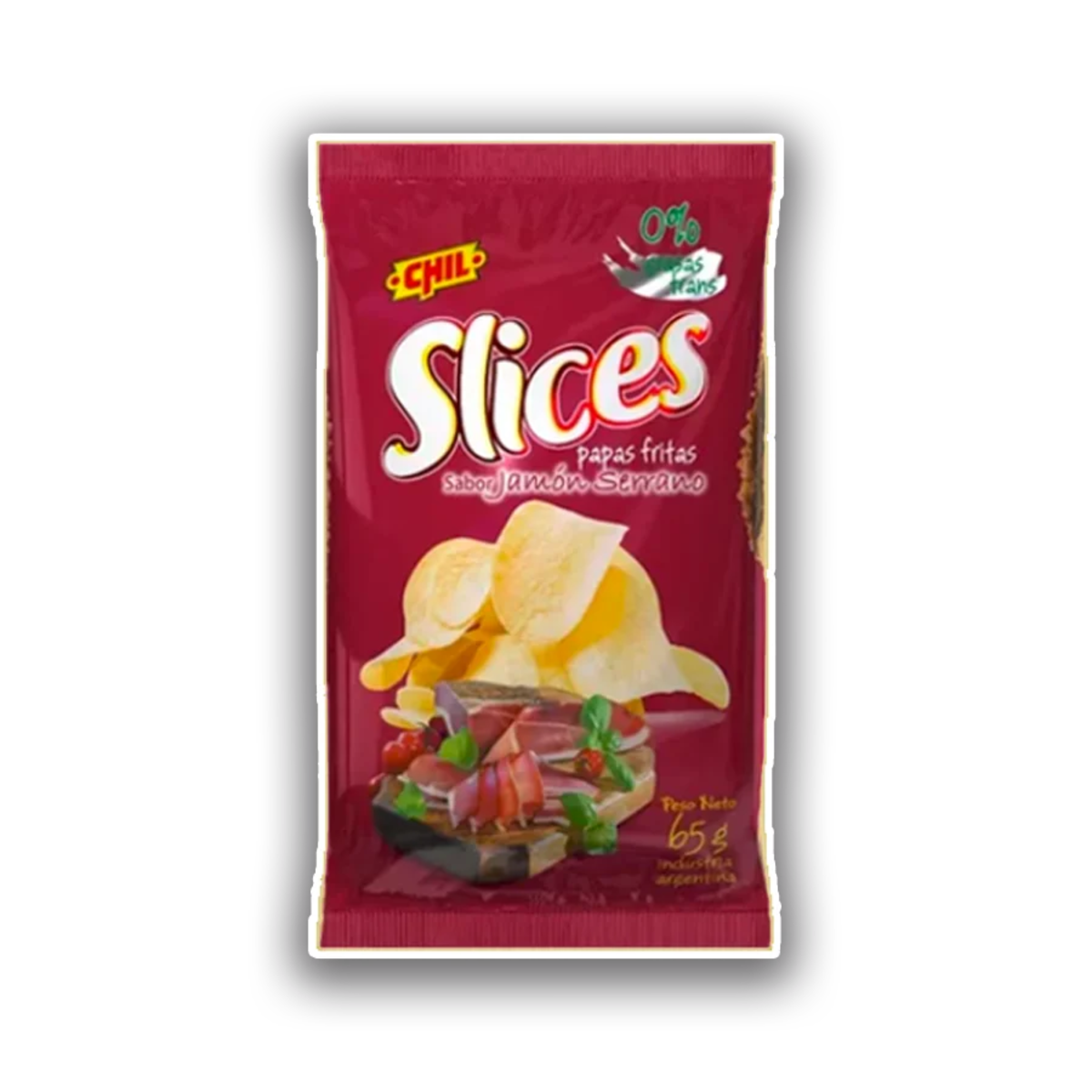 Papas Slices Jamon Serrano 65g