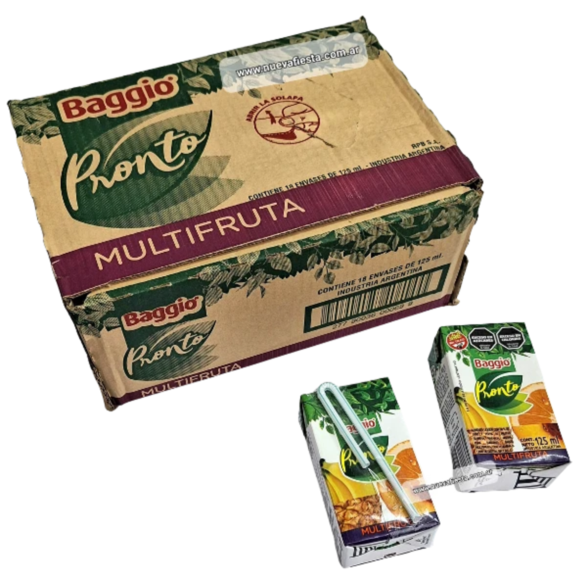 Jugo Baggio 125ml Junior Multifruta x18 Un