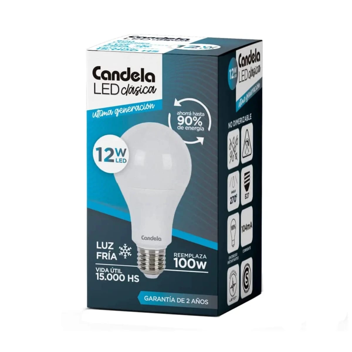 Lampara Led Candela 12w