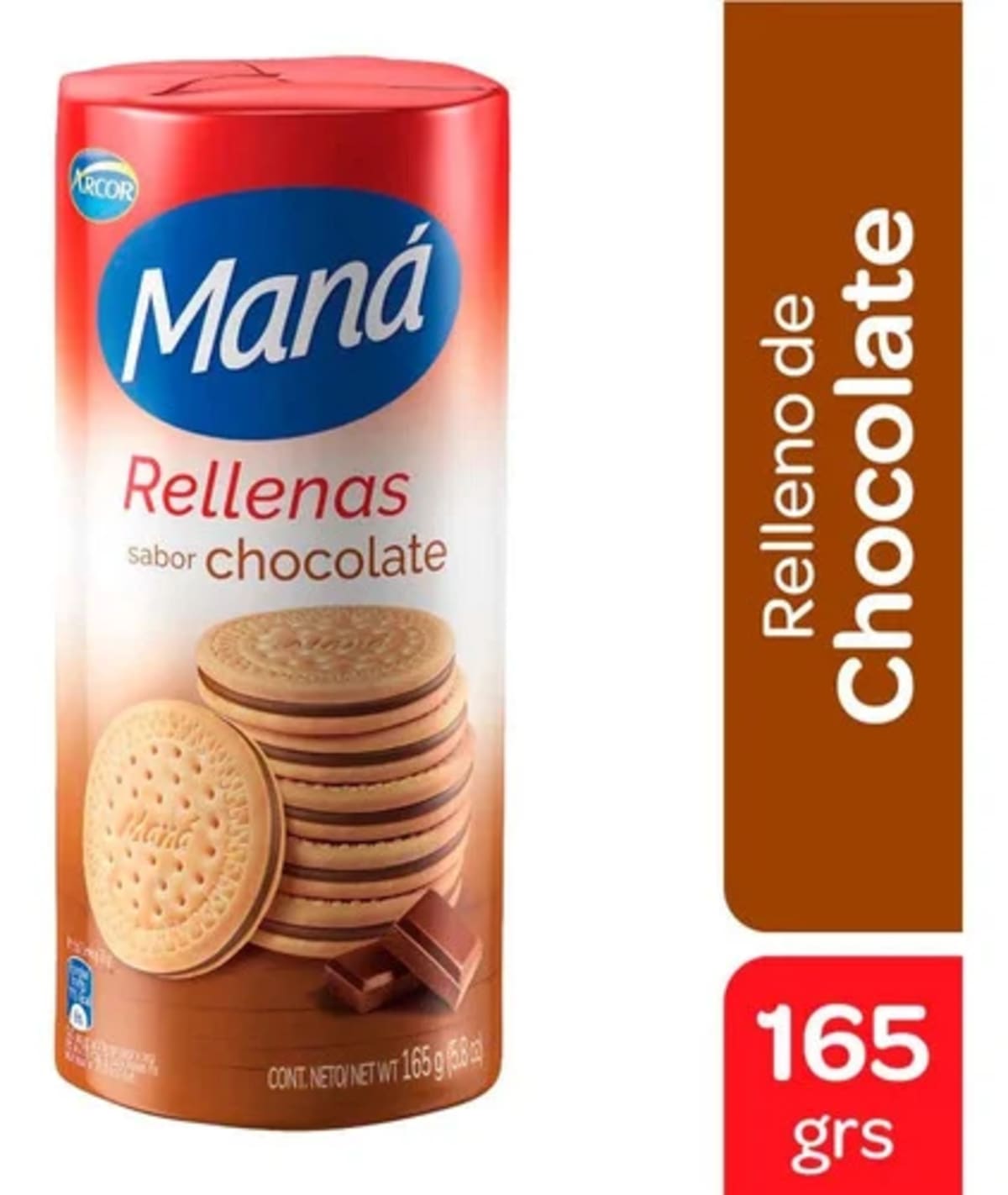 Galletitas Mana Rellena Chocolate 152g