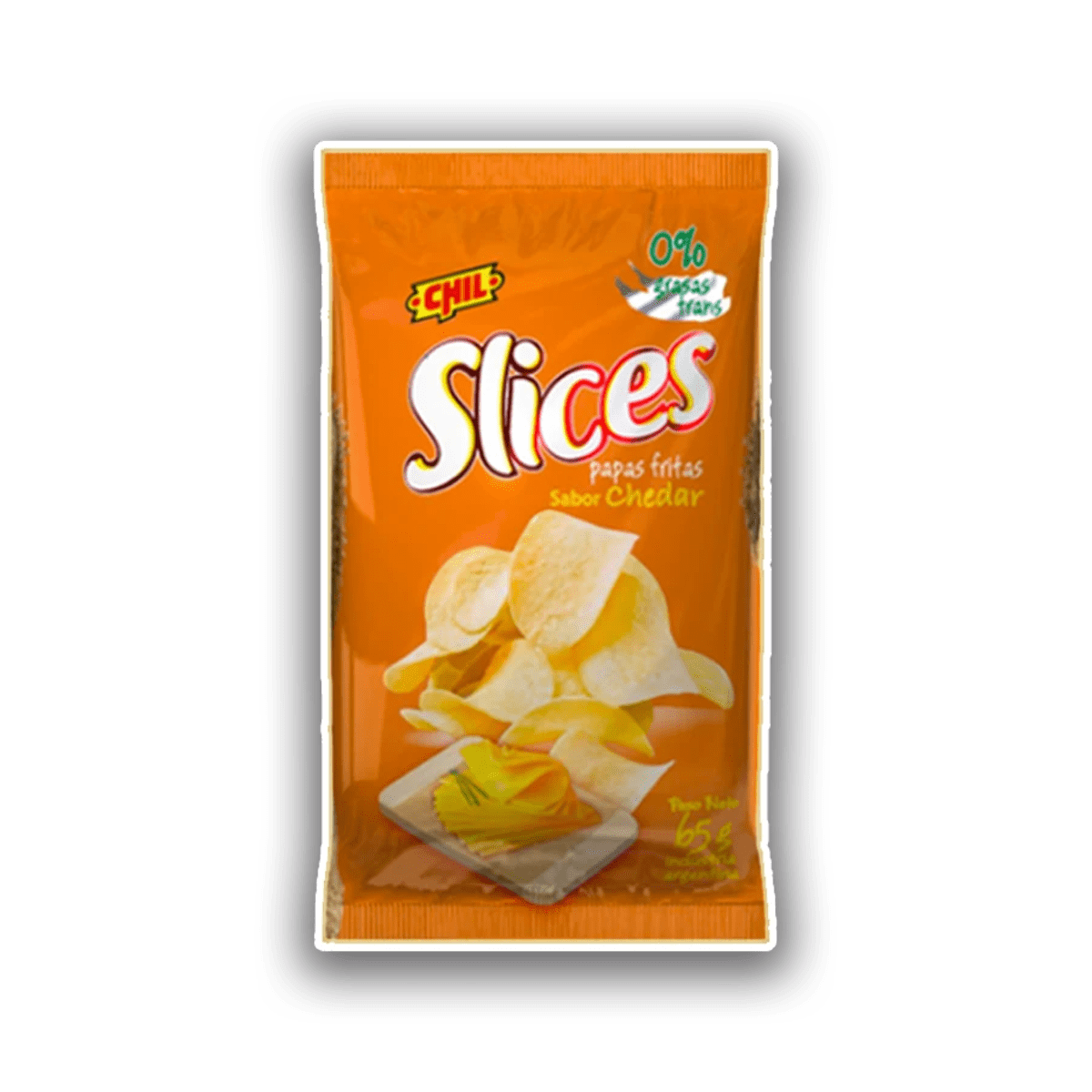 Papas Slices Chedar 65g